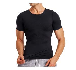 Al por mayor OEM personalizado impreso compresión manga corta Rash Guard para hombres Nylon personalizado impresión sublimación impresa larga longitud - Product Image 1