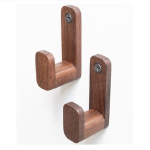 Quatre crochets muraux modernes en bois de qualité supérieure Crochet mural idéal pour les accessoires de salle de bain et la décoration intérieure Crochets muraux Porte-manteaux - Product Image 3