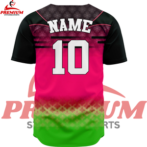 Maillot de baseball personnalisé de haute qualité, tissu en polyester respirant à séchage rapide, maillot de baseball et de softball - Product Image 6
