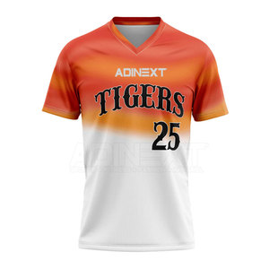 OEM High Quality Plus Size New Style Breathable <b>Baseball</b> Jersey Latest Design Sportswear - Product Image 4