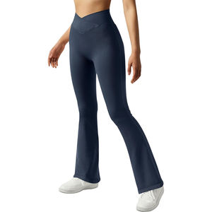 กางเกงเลกกิ้งเอวสูงสำหรับผู้หญิงกางเกงเลกกิ้งเอวสูงพิมพ์ลายแบบกำหนดเอง - Product Image 6