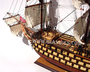 Gia โมเดลเรือทรงสูงสำหรับตกแต่งไม้ทะเลสำหรับทาสีบ้านได้รับการรับรองจากผู้ผลิต Gia nhien - Product Image 6