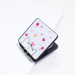 Pince à papier en acrylique de couleur radieuse, transparente, durable, organisateur pour la décoration de bureau et la papeterie scolaire - Product Image 6