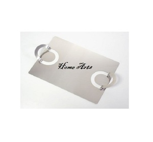 ถาดเสิร์ฟขนมทำจากโลหะและแก้วดีไซน์น่าสนใจ - Product Image 5