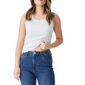 เสื้อกล้ามผ้าฝ้ายสำหรับผู้หญิง คุณภาพสูง คอกลม ทรงพื้นฐาน สำหรับเล่นกีฬา ออกกำลังกาย ฟิตเนส เสื้อยืดลำลอง ผลิตโดย HS 2026 - Product Image 4