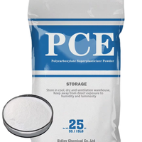 PCE 154P PCE Poudre de polycarboxylate superplastifiant, poudre blanche, réducteur d'eau pour béton prêt à l'emploi