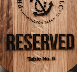 Divris Wooden Reserved Sign Laser Cut Rustic <b>Table</b> Marker Indoor and outdoor Use - Product Image 3