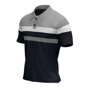 2025 de manga corta bordada solapa verano transpirable negocios Casual transfronterizo de gran tamaño Polo - Product Image 3