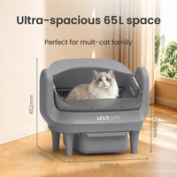Bac à litière pour chat électrique à ouverture supérieure autonettoyant, grande capacité, capteur intelligent, silencieux, OEM