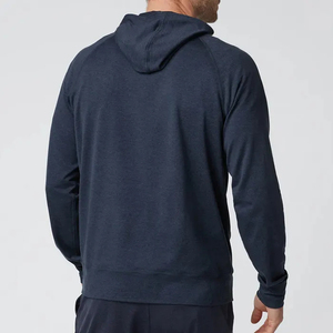 Sudadera personalizada con media cremallera para hombre 2025, sudadera de mezcla de algodón transpirable elástica de 4 vías, sudadera Digital bordada para entrenamiento de gimnasia de invierno - Product Image 5