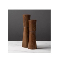 Ensemble culinaire professionnel en bois d'érable robuste, écologique, sans électricité, à commande manuelle, design traditionnel, salière et poivrière