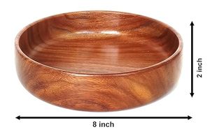 ชามไม้ธรรมชาติพร้อมดีไซน์แกะสลักด้วยมือแบบเรียบง่ายสำหรับการสังสรรค์ในครอบครัวขนาดใหญ่กิจกรรมส่งเสริมการขายและแจกของรางวัลที่ชายฝั่งทะเลต่ำ - Product Image 2