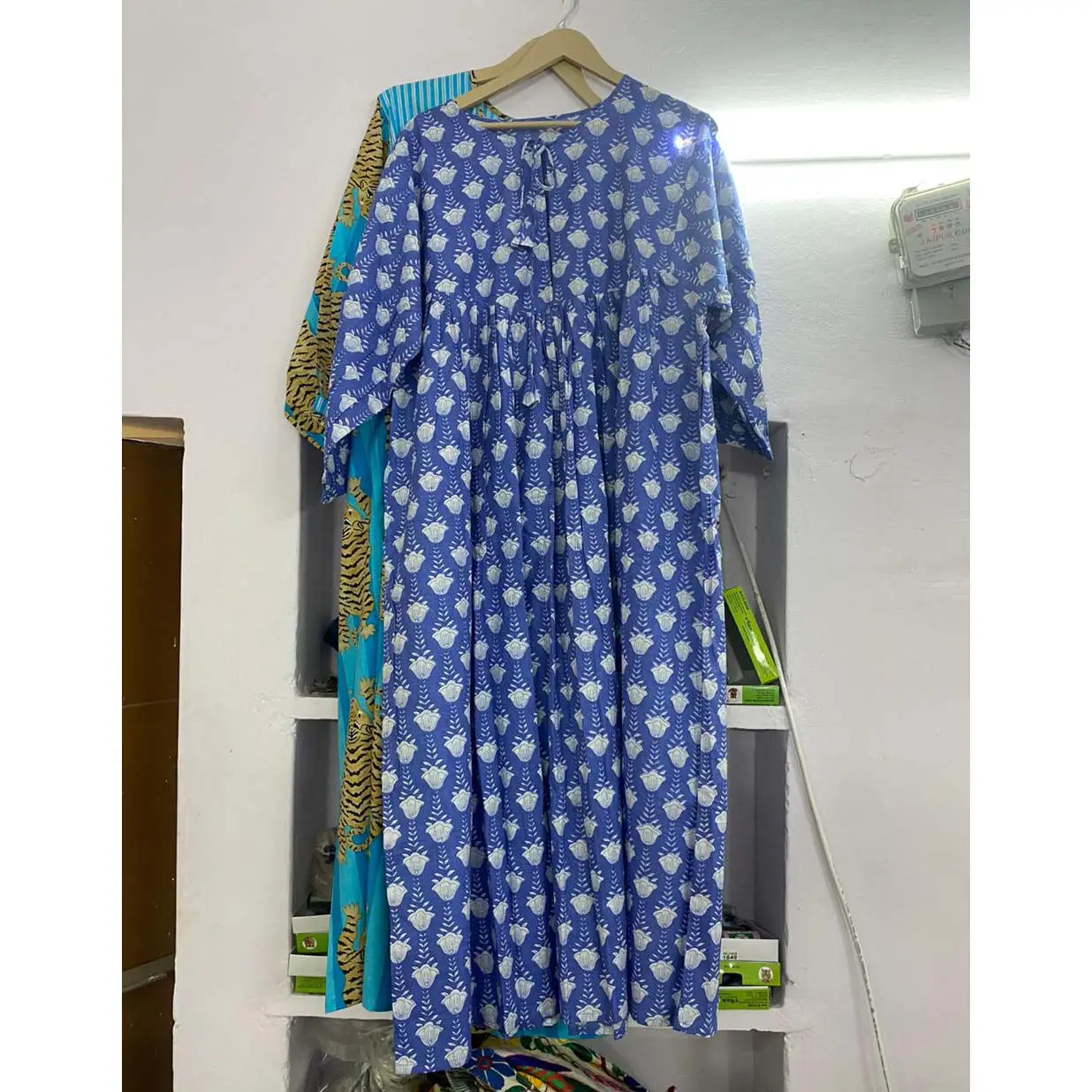 Cotton short dress, Cotton midi dress, Hand block print dress, Cotton mini dress, Handmade dress, Cotton short tunic, Indian