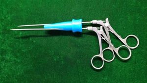 14ชิ้นคีมเปิดพอร์ตสเตนเลสสำหรับ laparoscopic ขนาด2.5มม. X 17ซม. ใช้ซ้ำได้เครื่องมือผ่าตัดแบบแมนนวล - Product Image 4