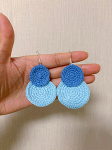 ดอกเดซี่ถักมือจากไหมพรมฝ้าย งานฝีมือ DIY สำหรับทำเครื่องประดับตกแต่ง สไตล์สร้างสรรค์ ผ้าไหมเทียม งานฝีมือผ้า - Product Image 6