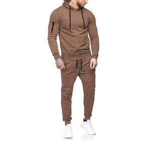 เสื้อวอร์มมีฮู้ดสำหรับผู้ชายเสื้อกันหนาวลำลองมีฮู้ดสำหรับนักกีฬาสีน้ำตาลและวิ่งจ๊อกกิ้งแฟชั่นและลำลองสำหรับฤดูใบไม้ผลิและฤดูใบไม้ร่วง - Product Image 4