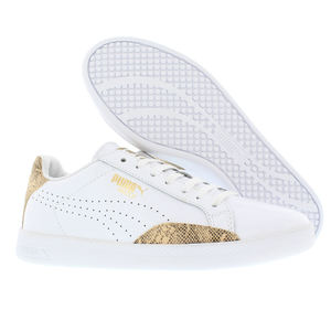 Puma ตรงกับงูต่ำพิมพ์รองเท้าผู้หญิงสี: ขาว/ทอง100% ของแท้ - Product Image 5