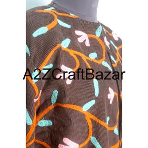 Chaqueta Étnica Bordada para Niñas y Mujeres, Lista para el Verano, Transpirable, Ecológica, Prenda Exterior Tradicional con Forro de Algodón - Product Image 3