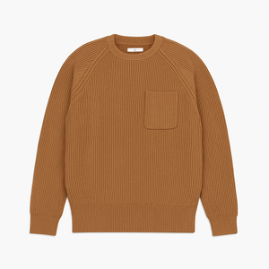 <b>Men</b> Wholesale Cotton Knitted Trendy Sweater Fashion Crewneck Pullover <b>Long</b> Sleeve OEM Warm Knitwear Winter Casual Apparel - Product Image 3