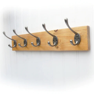 Modern Design Premium Quality Mango Wood <b>Wall</b> Mounted Decorative <b>Hanger</b> Direct Factory Price Door Wooden <b>Wall</b> Hanging Hook - Product Image 3