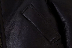 Veste pour femme en cuir véritable et coton brut, style tendance d'hiver, nouveau style, tempérament, grand col, dentelle à la taille, couleur unie - Product Image 6