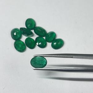 Esmeralda Zambiana Natural, Forma Ovalada, Facetada, Verde, Gema Suelta para Joyería, Preciosa, Certificada, de 2x4 mm a 8x10 mm - Product Image 2