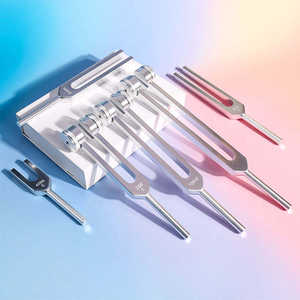 Diapasones Manuales de Acero Hertz Personalizados para Sanación Sonora 33hz 66hz 108hz 111hz 125.28hz 144hz 128 Hz de SurgiRight - Product Image 6