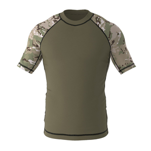 Latest Style Custom <b>MMA</b> <b>Rash</b> <b>Guard</b> for Men Half Sleeve Training Design New Release - Product Image 1