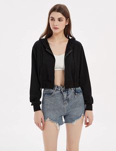 Sudaderas Cortas Casuales de Alta Calidad para Mujer, Sudaderas Cortas con Etiqueta Personalizada, Sudaderas Cortas para Mujer - Product Image 6