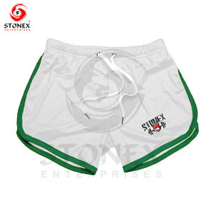 กางเกงขาสั้นสำหรับออกกำลังกายวิ่งแห้งเร็วสำหรับผู้ชายกางเกงขาสั้นสำหรับออกกำลังกายฟิตเนสวิ่งแบรนด์ใหม่ออกแบบโลโก้ได้เองฤดูร้อน - Product Image 5