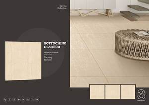 เครื่องเคลือบดินเผาแกะสลัก1200x1200หรูหรา | กระเบื้องเซรามิกเคลือบเงาขัดเงา | คอลเลกชันพื้นผนังรูปแบบขนาดใหญ่ระดับพรีเมี่ยม - Product Image 6