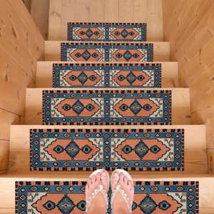 Alfombra con Estampado Artístico - Alfombra Vintage, Alfombra Acogedora para el Suelo, Diseño Lavable - Product Image 1