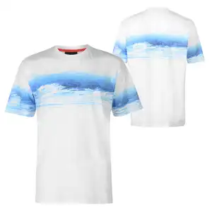 100 % Baumwolle individuelles T-Shirt für Herren erstellen Sie Ihr Design Logo Größe für Herren personalisierte Sublimations-T-Shirts