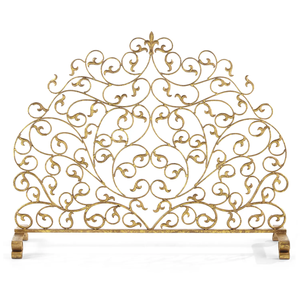 Écran de cheminée avec nouveau design Fireside 3 panneaux pare-feu pliant écran de cheminée sur mesure en métal doré au meilleur prix - Product Image 4