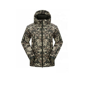 Veste de chasse, de randonnée et de pêche unisexe, numérique, solide, d'hiver, polyvalente, imperméable, coupe-vent, respirante, interchangeable - Product Image 1