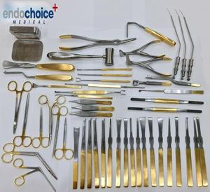 Ensemble d'instruments de chirurgie plastique ORL professionnels de 50 outils de rhinoplastie du nez en acier inoxydable réutilisables - Product Image 5