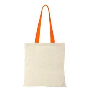 Sac à provisions en coton écologique imprimé de logo avec poignée lavable pour les promotions et l'utilisation de la mode - Product Image 3