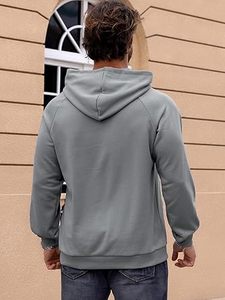 Sudaderas con capucha para hombre, sudaderas con capucha suaves, sudaderas con capucha informales de manga larga con bolsillo con cremallera - Product Image 3