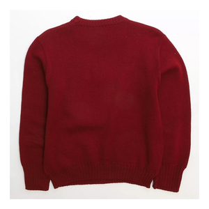 Venta al por mayor Vintage Lana Knit Varsity Letterman Suéter de cuello redondo Estilo universitario Hermandad de mujeres Cárdigan de fraternidad - Product Image 2