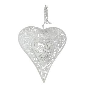 Elegant Metal Hanging Heart Ornaments <b>Christmas</b> Tree Hanging Holiday Festive Party Home <b>Decor</b> Gift - Product Image 5
