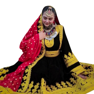 ชุดเดรสสตรีปักลายสไตล์วินเทจผ้า Banjara มีพู่ขนาดพิเศษดีไซน์ใหม่ - Product Image 2