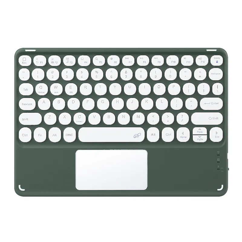 Wireless English Keyboard Slim Portable Rechargeable BT Keyboard For IPad For IPhone Tablet Touchpad For IPad Air/mini/Pro