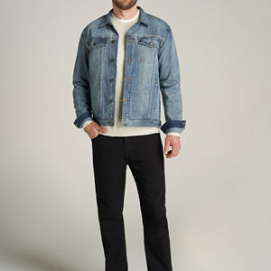 <b>Men</b> <b>Denim</b> <b>Jacket</b> Premium Brand Export Quality Street Style Plain Blue <b>Denim</b> <b>Jacket</b> <b>Men</b> Full Sleeve - Product Image 5