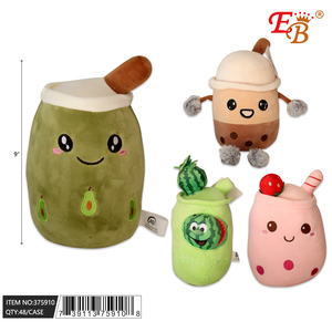 Collection de 48 peluches assorties de thé au lait à bulles de 9 pouces pour souvenirs de bébé - Product Image 1