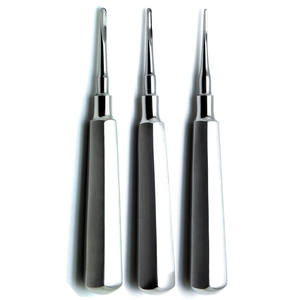 Juego de elevadores dentales de acero inoxidable de 8 piezas, elevadores Cryer rectos y curvos, instrumentos de extracción de huesos y tejidos - Product Image 6