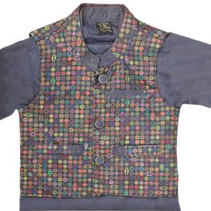 Boys <b>Waistcoat</b> Suit - <b>Purple</b> - Product Image 2