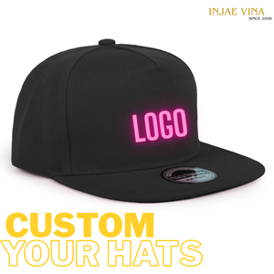 Wholesale 5 Panel Snapback <b>Hat</b> Custom Logo Baseball <b>Cap</b> High Quality <b>Flat</b> Brim Sport Letter Canvas Vietnam Factory Outdoor - Product Image 1