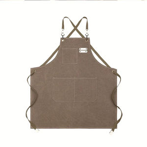 Adjustable Kitchen Coffee Tea Canvas <b>Apron</b> with Pocket - Product Image 2