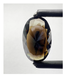 Impresionante diamante cultivado en laboratorio de corte ovalado negro elegante I1 claridad suelta CVD piedra preciosa Ideal para anillos de compromiso joyería personalizada - Product Image 1