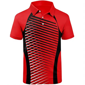 Logo personnalisé de haute qualité pour hommes, respirant sérigraphié tricoté 100% coton séchage rapide grande taille décontracté à manches courtes pour - Product Image 1